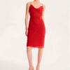 Kiki Flame Cowl Dress