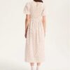 Petal Puff Midi Dress